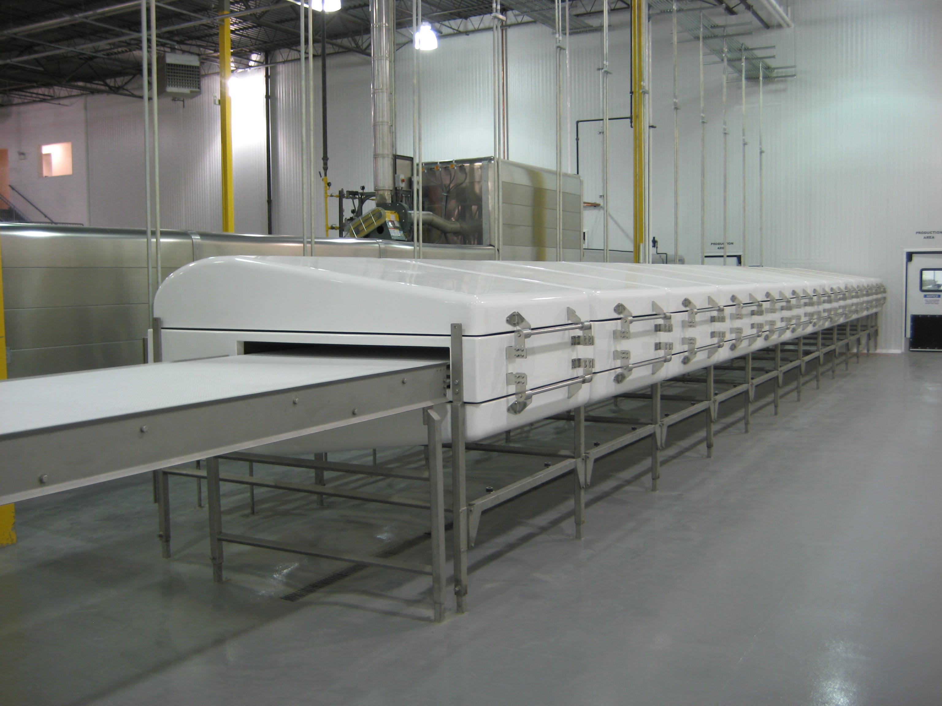 fiberglass cooling tunnels